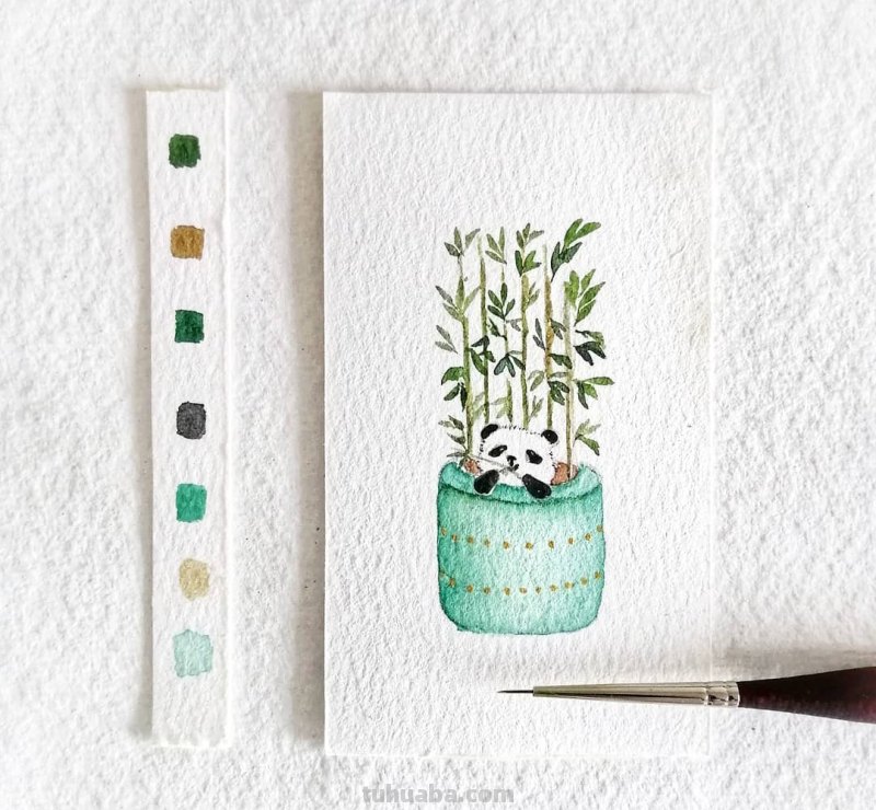 简单水彩小插画 这样的水彩作品 才适合新手 简单水彩小插画 这样的水彩作品 才适合新手