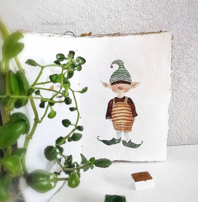 简单水彩小插画 这样的水彩作品 才适合新手 简单水彩小插画 这样的水彩作品 才适合新手