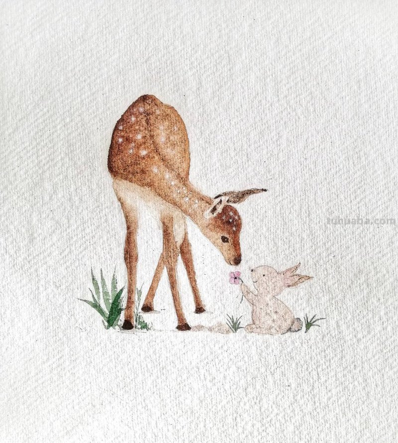 简单水彩小插画 这样的水彩作品 才适合新手 简单水彩小插画 这样的水彩作品 才适合新手