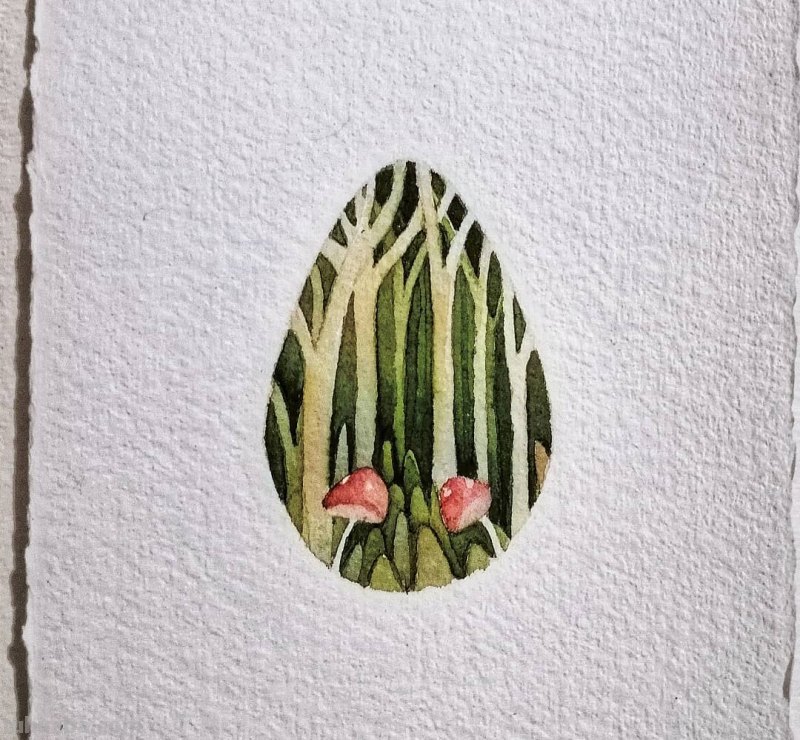 简单水彩小插画 这样的水彩作品 才适合新手 简单水彩小插画 这样的水彩作品 才适合新手