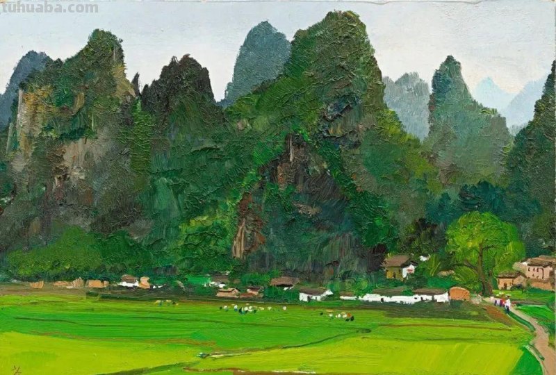 吴冠中 - 油画作品欣赏