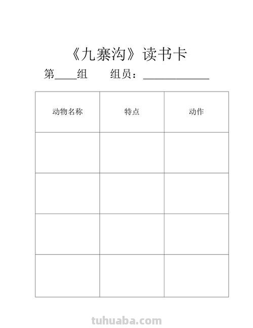 九寨沟读书卡怎么写 怎么写读书卡的内容？