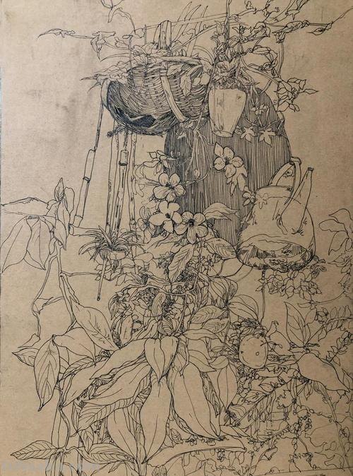 厚一学堂21届一批下乡写生速写优秀作品