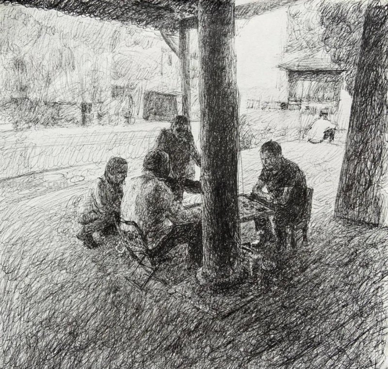 厚一学堂21届一批下乡写生速写优秀作品 厚一学堂21届一批下乡写生速写优秀作品