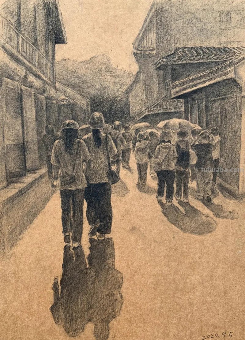 厚一学堂21届一批下乡写生速写优秀作品 厚一学堂21届一批下乡写生速写优秀作品