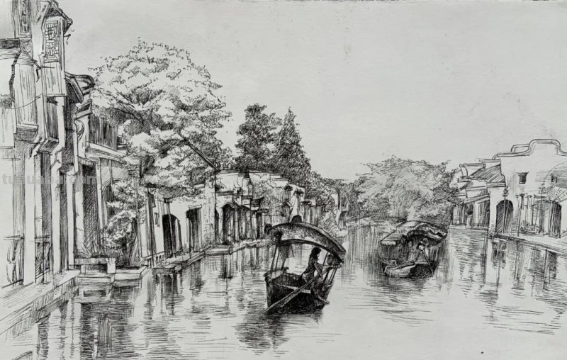 厚一学堂21届一批下乡写生速写优秀作品 厚一学堂21届一批下乡写生速写优秀作品