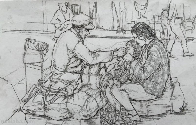 厚一学堂21届一批下乡写生速写优秀作品 厚一学堂21届一批下乡写生速写优秀作品