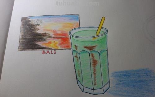 冰山怎么画彩铅简单 彩铅画基础入门教程？