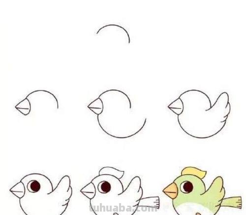 如何画小鸟简笔画 如何画小鸟简笔画儿童