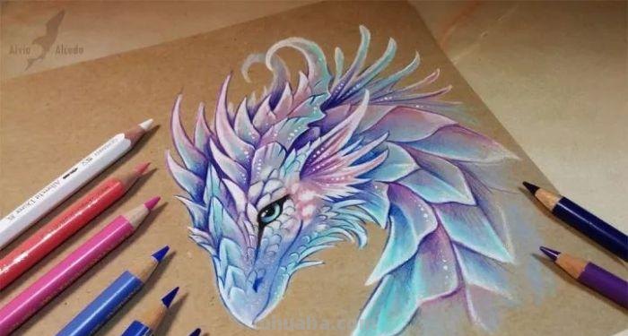 什么动物用彩铅画 怎么用彩铅画四大神兽？