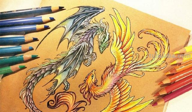 什么动物用彩铅画 怎么用彩铅画四大神兽?