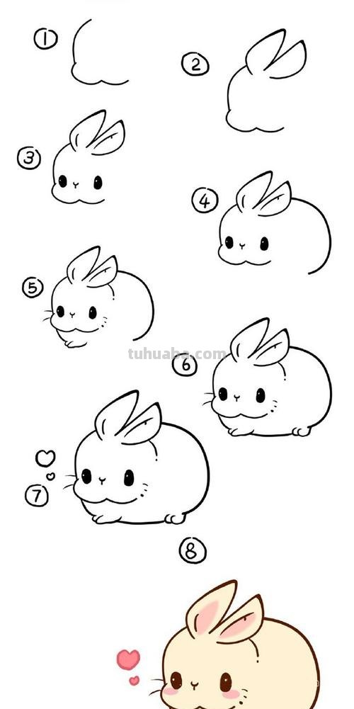 如何画兔子简笔画 如何画兔子简笔画 可爱