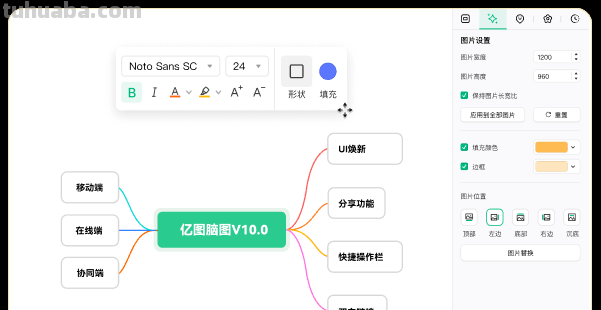 思维导图怎么换分支 亿图思维导图怎么左右分支？
