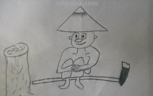 农夫怎么画简笔画 守株待兔农夫头饰怎么做？