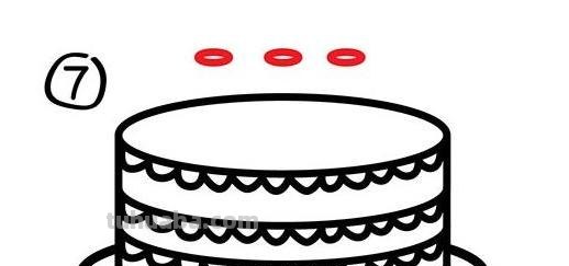 怎么画彩铅水果蛋糕 怎样画蛋糕简单又可爱？