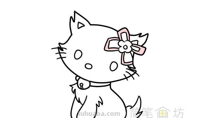 猫咪偶简笔画 猫咪简笔画可爱 步骤