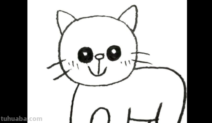 猫咪怎么画简笔画