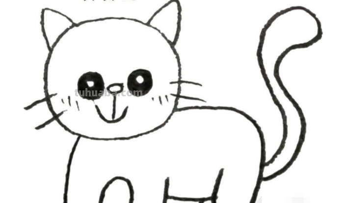 猫咪怎么画简笔画