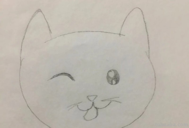 猫咪简笔画教程