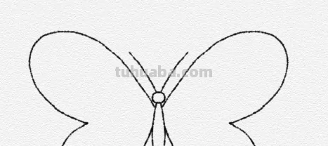 怎么画蝴蝶简笔画