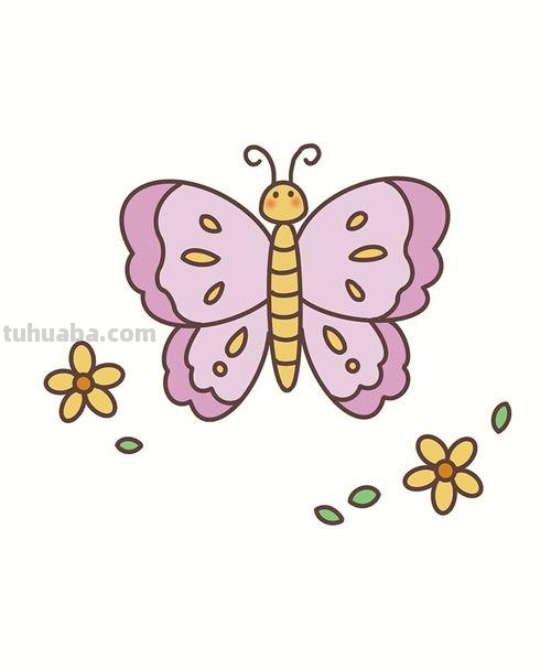 怎样画好看的蝴蝶简笔画 怎样画好看的蝴蝶简笔画图片
