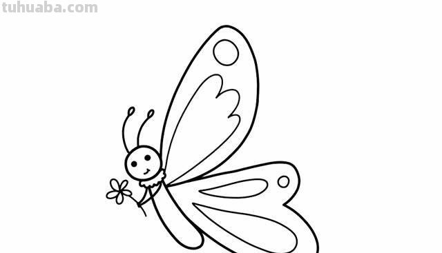 怎样画好看的蝴蝶简笔画 怎样画好看的蝴蝶简笔画图片