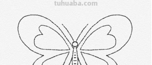 怎么画蝴蝶简笔画