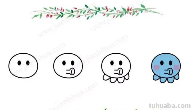 精选50组超萌的小动物头像简笔画，动动手指为孩子保存一下~