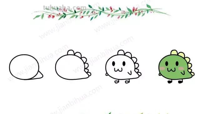 精选50组超萌的小动物头像简笔画，动动手指为孩子保存一下~