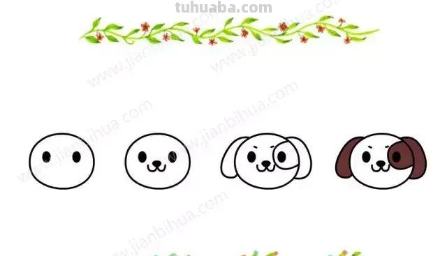 精选50组超萌的小动物头像简笔画，动动手指为孩子保存一下~