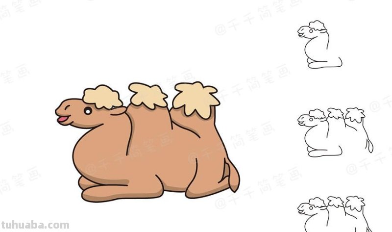可爱的小动物简笔画，无聊时候可以和宝宝一起画哦～