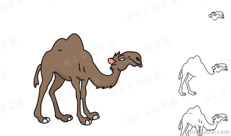 可爱的小动物简笔画，无聊时候可以和宝宝一起画哦～