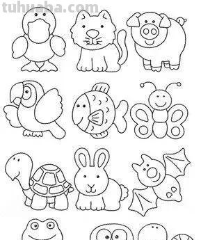各种小动物的100种画法，非常实用的素材