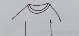 短袖怎么画简笔画 衣服画画简单又好看？