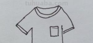 短袖怎么画简笔画 衣服画画简单又好看？