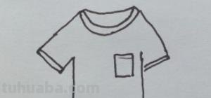 短袖怎么画简笔画 衣服画画简单又好看？