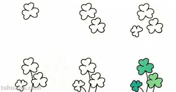 植物简笔画，宅家哄孩子必备神器