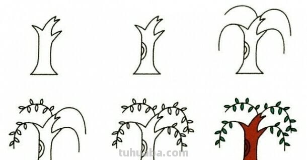 植物简笔画，宅家哄孩子必备神器