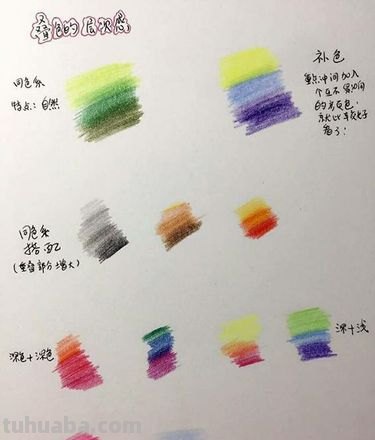 渐变颜色怎么画彩铅 彩铅涂色技巧和方法？