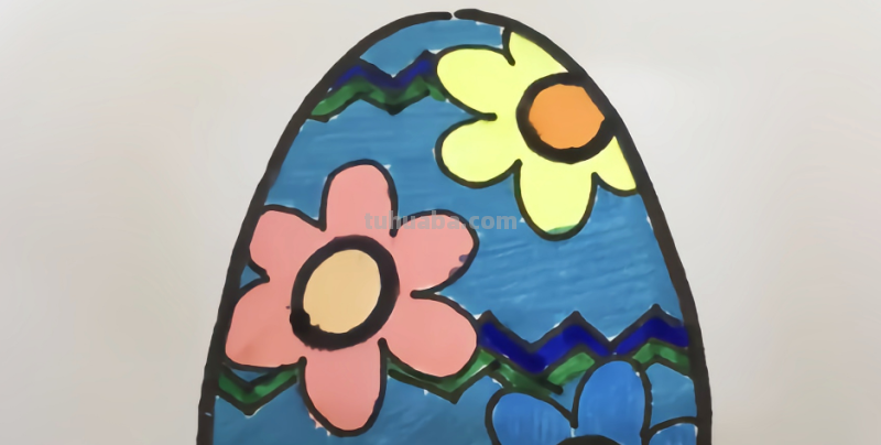 复活节的鸡蛋怎么画