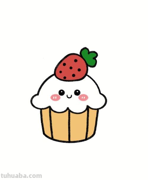 蛋糕简笔画 蛋糕简笔画图片