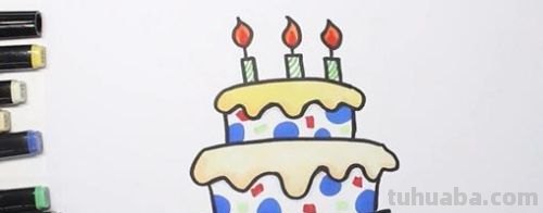 蛋糕怎么画简单又好看 漂亮