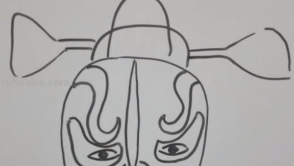 脸谱怎么画彩铅图片 京剧脸谱怎么画？