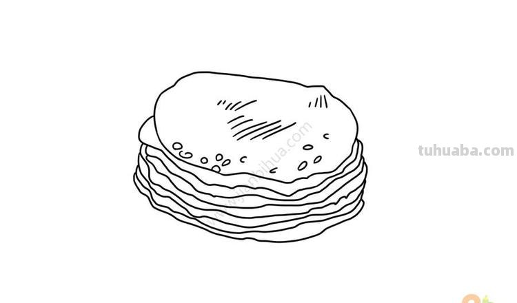 烧饼怎么画简笔画 烧饼是什么意思?