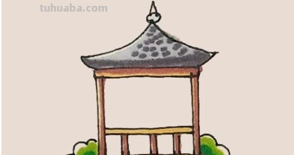 园林速写亭子 如何绘画亭子? 园林速写亭子 如何绘画亭子?