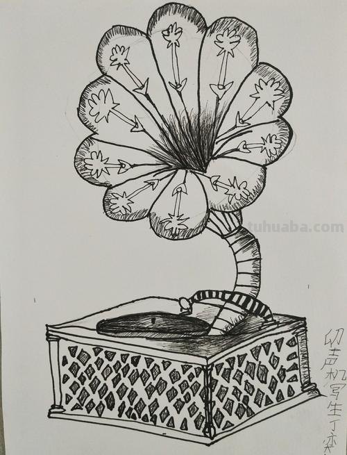 留声机速写画技巧 画速写的步骤和技巧?