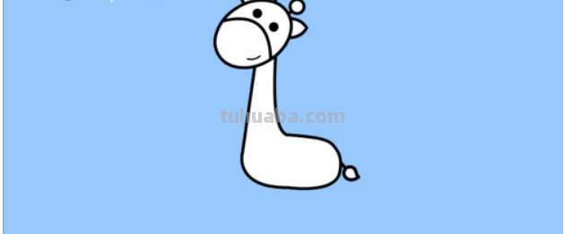 长颈鹿简笔画 长颈鹿简笔画