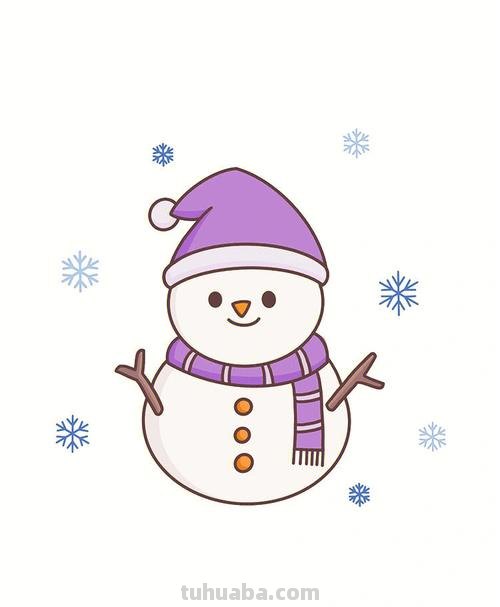 如何画雪人简笔画 如何画雪人简笔画视频