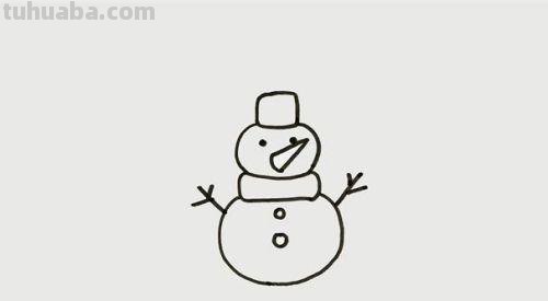 如何画雪人简笔画 如何画雪人简笔画视频