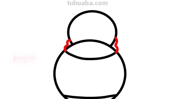 雪人怎么画简单好看